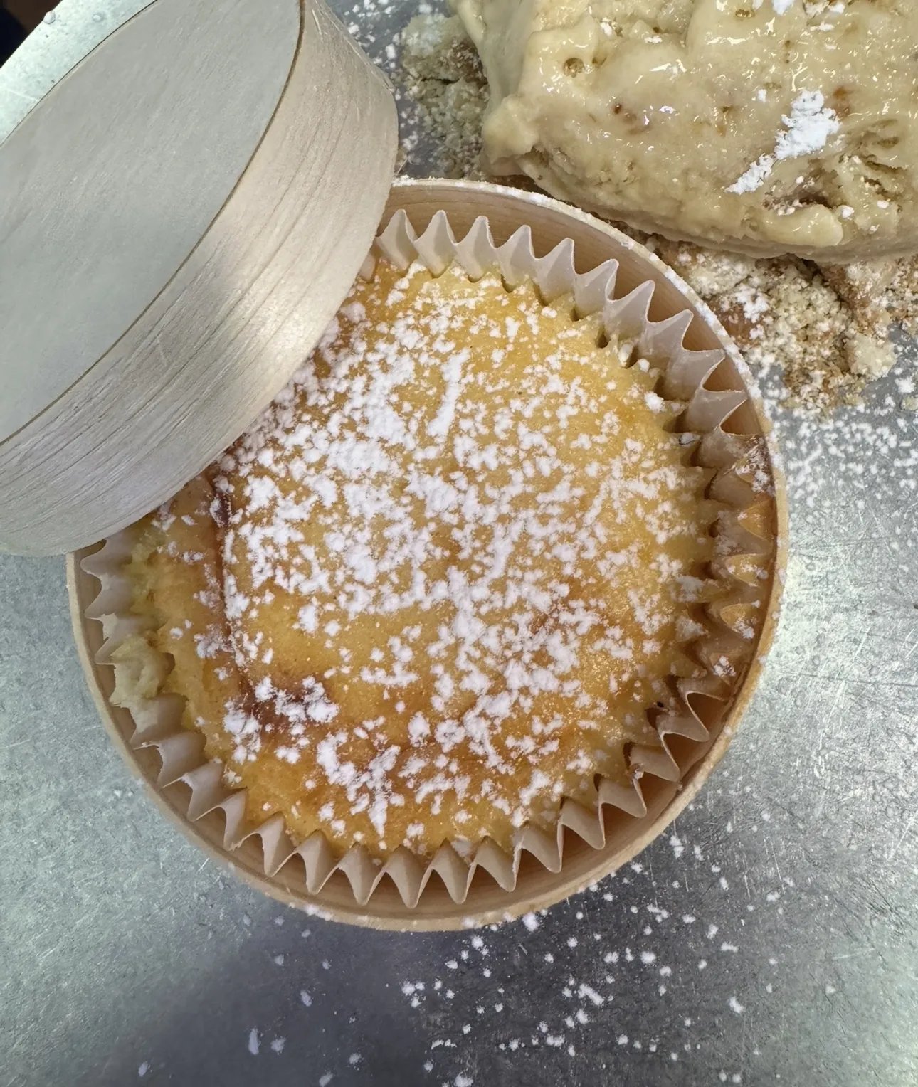 Tartita cremosa de almendras
